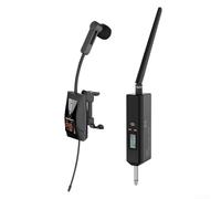 HEIBTENY Système de microphone sans fil UHF pour violon, microphone d'instrument à clipser avec récepteur, fréquence 610-690 MHz, gain réglable pour musiciens, son clair pour vivre