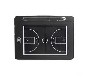 HEIBTENY Tableau de stratégie électronique LCD 6,5 pouces portable avec écriture sensible à la pression - Fermeture tactile transparente pour tactiques d'équipe et planification de jeux - Noir