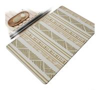 HEIBTENY Tapis de bain antidérapant, séchage rapide, terre de diatomée, tapis de sol doux et absorbant pour douche, lavable, antidérapant, 40 x 60 cm (40 x 60 cm A)