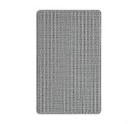 HEIBTENY Tapis de bain chenille ultra absorbant - Séchage rapide - Lavable en machine - Pour douche, baignoire, lavabo, chambre à coucher - En peluche douce - Chauffe-pieds - Blanc ou gris - 40 x 60