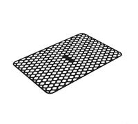 HEIBTENY Tapis de protection antidérapant pour étagère de réfrigérateur, tiroirs et armoires de cuisine - 44,5 x 29,5 cm (noir)