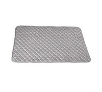 HEIBTENY Tapis de repassage épais résistant aux hautes températures antidérapant en maille thermique, pour repassage à la vapeur sur table ou lit, pliable, portable, voyage d'affaires, 48 x 85 cm (2)