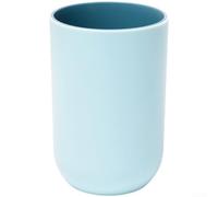 HEIBTENY Tasse Bain PP+TPR Incassable 10.5cm Haut | Base anti-dérapante, pour surface stable, pour sol humide, salle de bain, pour wc invités, sécurité accrue(Light Blue)