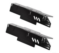 HEIBTENY Tente de Chaleur pour gril 2 Brûleurs Acier Émaillé Tente de | Acier porcelaine pour robuste, rÃ©siste haute tempÃ©rature, protection contre dommages, mat, installation simple