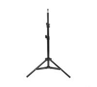 HEIBTENY Trépied réglable en alliage d'aluminium 150 cm avec vis 1/4" pour microphone, anneau lumineux, appareil photo et studio photo, base stable pliable pour intérieur et extérieur (120 cm)