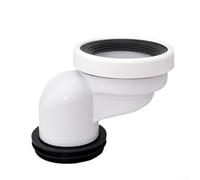 HEIBTENY Tuyau de raccordement WC, joint en caoutchouc, buses de toilette, raccord de tuyau, raccords de tuyau de WC, tuyau, écoulement, droit (C)