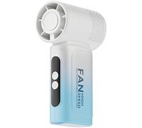 HEIBTENY Ventilateur de refroidissement à main, avec affichage numérique TEC Ice Compresse Turbo Refroidisseur d'air 3 vitesses réglable USB Rechargeable Portable pour mini ventilateur, pour voyage en
