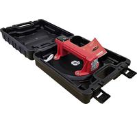 Heicko PH618A Ventouse à 1 tête avec pompe à vide électrique intégrée et indicateur de vide, avec mallette de rangement, Ø 200 mm