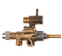 Heide Brûleur à gaz Robinet gpel22r avec sortie tuyau ø 12 mm Entrée de gaz M18 x 1,5