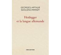 Heidegger et la langue allemande