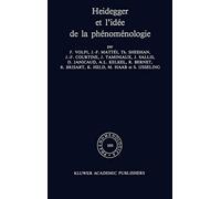 Heidegger Et L'Idee De LA Phenomenologie