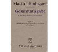 Heidegger Gesamtausgabe Bd. 49. Die Metaphysik des deutschen Idealismus Heidegger, Martin (Auteur)