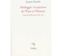 Heidegger : la question de l'Etre et l'Histoire: Cours à l'ENS-Ulm 1964-1965