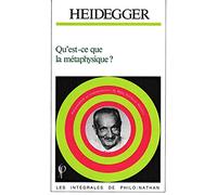 Heidegger-Qu'est-ce que la metaphysique ?