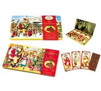 Heidel Boîte à lait en chocolat boîte à cadeau en métal cadeau de Noël Nostalgie - 1 x 120 Gram