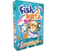 HeidelBÄR Games Fish & Katz - Joli Jeu Familial avec Chats Mignons - Jeu de société Amusant avec Pattes de Chat en Tissu - Allemand - 2 à 6 Joueurs - À partir de 5 Ans
