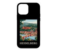 Heidelberg, Allemagne, Castle Bridge, Design de Voyage rétro Coque pour iPhone 12 Mini