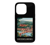 Heidelberg, Allemagne, Castle Bridge, Design de Voyage rétro Coque pour iPhone 13 Pro