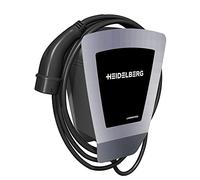 HEIDELBERG Amperfied Wallbox 11 KW avec câble de Charge de Type 2. Station de Charge Home Eco pour Voitures électriques. Câble de Charge de 7,5 m. Wallbox fabriqué en Allemagne
