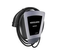 HEIDELBERG Amperfied Wallbox avec gestion de la charge pour charger plusieurs véhicules électriques en même temps. Puissance de charge de 11 kW + câble de charge de 5 m. Pour les particuliers et les