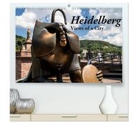 Heidelberg - Views of a City (High Quality Premium Wall Calendar 2026 DIN A2 landscape),CALVENDO 12 Month Wall Calendar: Views of the romantic city at the river Neckar