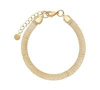 Heideman Aruna Bracelet pour femme en maille en acier inoxydable, 19+4 cm, Acier inoxydable, Pas de pierre précieuse