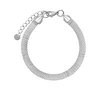Heideman Aruna Bracelet pour femme en maille en acier inoxydable, 19+4 cm, Acier inoxydable, Pas de pierre précieuse