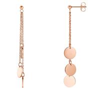 Heideman Boucles d'oreilles Janna pour femme en acier inoxydable argenté doré rose poli boucles d'oreilles pendantes pour femme plaqué or rose, Acier inoxydable