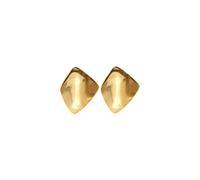 Heideman Lai Boucles d'oreilles asymétriques en forme de losange pour femme en acier inoxydable avec fermoir à clip, 28 mm, Acier inoxydable, Pas de pierre précieuse