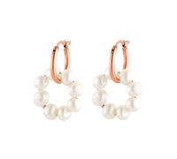 Heideman Boucles d'oreilles 'Lara' or rose / blanc perle, Taille One Size
