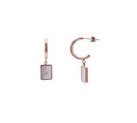 Heideman Lenya Boucles d'oreilles pour femme avec perle blanche en acier inoxydable, Einheitsgröße, Acier inoxydable, Perle de nacre