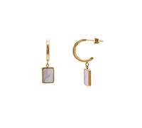 Heideman Lenya Boucles d'oreilles pour femme avec perle blanche en acier inoxydable, Einheitsgröße, Acier inoxydable, Perle de nacre
