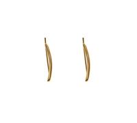 Heideman Saphira Boucles d'oreilles pour femme avec design incurvé en acier inoxydable, Einheitsgröße, Acier inoxydable, Pas de pierre précieuse