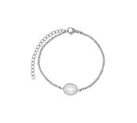 Heideman Saga Bracelet pour femme avec perle en acier inoxydable, 16+5 cm, Acier inoxydable, Pas de pierre précieuse