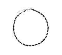 Heideman Chaîne 'Robin' noir / argent, Taille One Size