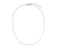 Heideman Collier Marta pour femme - En acier inoxydable de qualité supérieure - Couleur or argenté - Chaîne avec perles pour femmes soucieuses du style - 42 cm de long avec chaînette d'extension