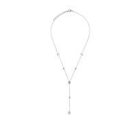 Heideman - Collier Y Nirella en acier inoxydable - Chaîne filigrane avec pendentif en forme de plaque - Pour femme - Cadeau de Saint-Valentin - Anniversaire - Étanche - 41 + 5 cm, 41+5 cm, Acier