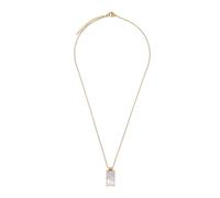 Heideman Lenya Collier pour femme avec pendentif en nacre en acier inoxydable, 45+5 cm, Acier inoxydable, Perle de nacre