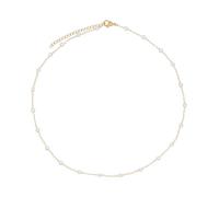 Heideman Lune Collier de perles pour femme Chaîne d'ancre délicate | En acier inoxydable, imperméable et sans nickel, longueur réglable de 42 à 47 cm, fabriqué en Allemagne