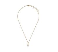 Heideman Saga Collier pour femme avec pendentif perle en acier inoxydable doré