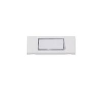 Heidemann 70049 Plaque de sonnette avec porte-nom simple blanc 24 V/1 A