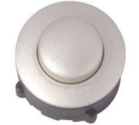 Heidemann 70094 Bouton de sonnette simple nickelé 24 V/1 A