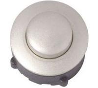 Heidemann Bouton de sonnette simple 70094 nickelé 24 V / 1 A
