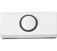 Heidemann 70180 Bouton de sonnette simple blanc 24 V/1 A