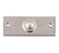Heidemann 70402 Bouton de sonnette simple nickel 24 V/1 A