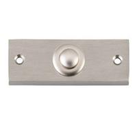Heidemann 70402 Bouton de sonnette simple nickel 24 V/1 A