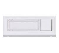 Heidemann 70519 Plaque de sonnette avec porte-nom simple blanc pur 18V/2A