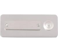 Heidemann Plaque de Sonnette Berlin V4a Inox 45x108x4mm 70121 Neuf (217)