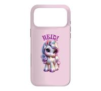 Heidi Motif Licorne Mignon pour Fille Nom Heidi Coque pour iPhone 17 Pro Max