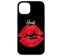 Heidi Red Lips Prénom personnalisé Coque pour iPhone 13